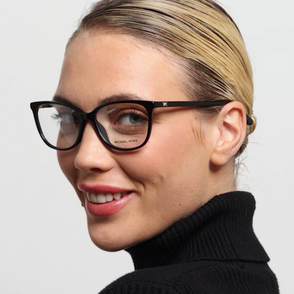 Michael Kors MK4067U Santa Clara Clear Eyeglasses | Includes FREE