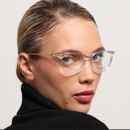 Michael Kors MK4067U Santa Clara Clear Eyeglasses | Includes FREE