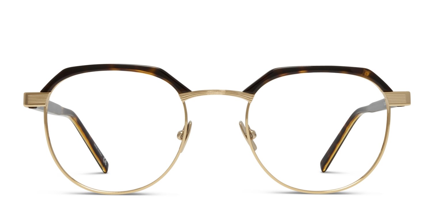 Saint Laurent SL 124 Tortoise, Gold Prescription Eyeglasses