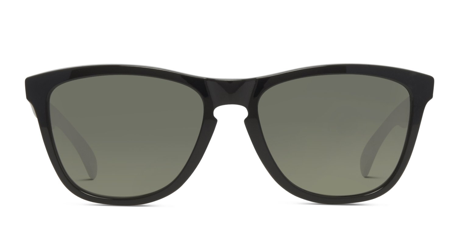 Oakley OO9013 Frogskins Shiny Black Prescription Sunglasses - 50