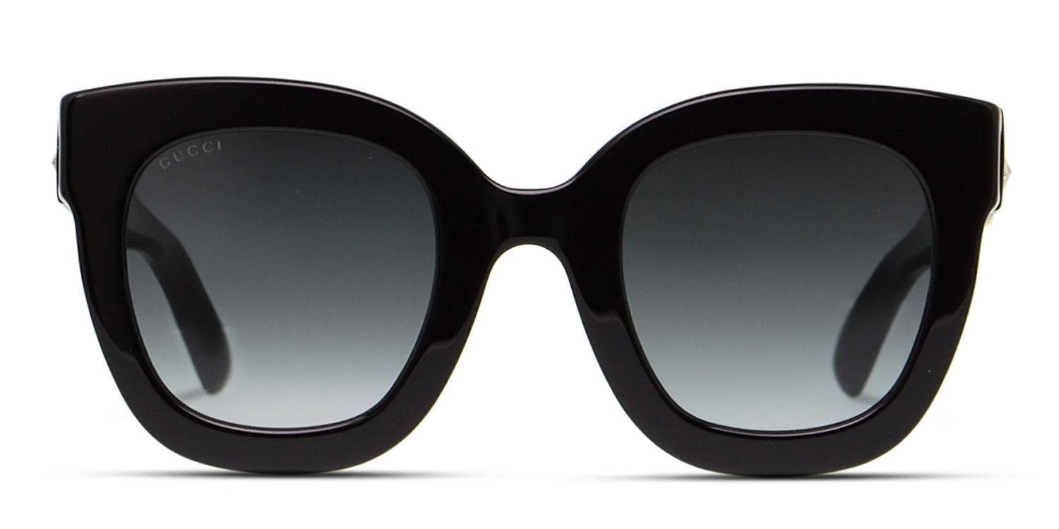 GUCCI GG0208S Sunglasses Gucci Round Frame Star Sunglasses GG0208S Tortoise 1858644  main image 3