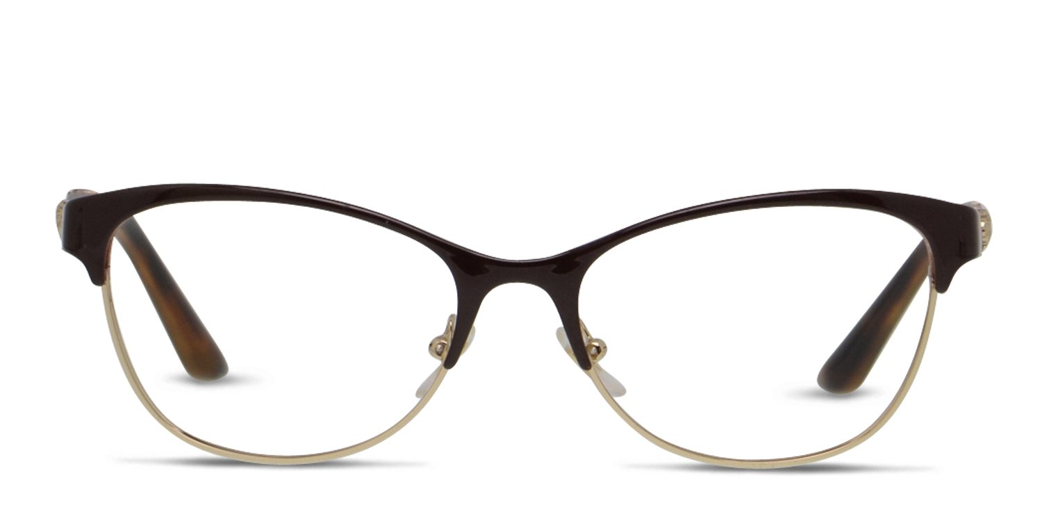 Versace 0VE1233Q Brown w/Gold Prescription Eyeglasses