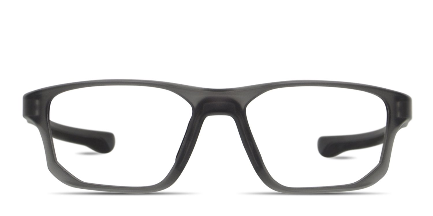 Oakley Crosslink Fit Gray Eyeglasses | Includes FREE Rx Lenses