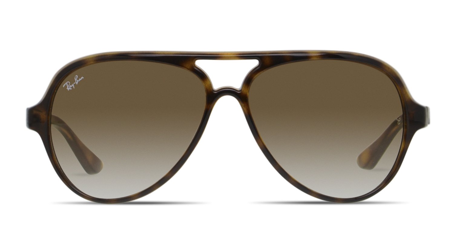 Ray-Ban 4125 Cats 5000 Tortoise/Brown Prescription Sunglasses