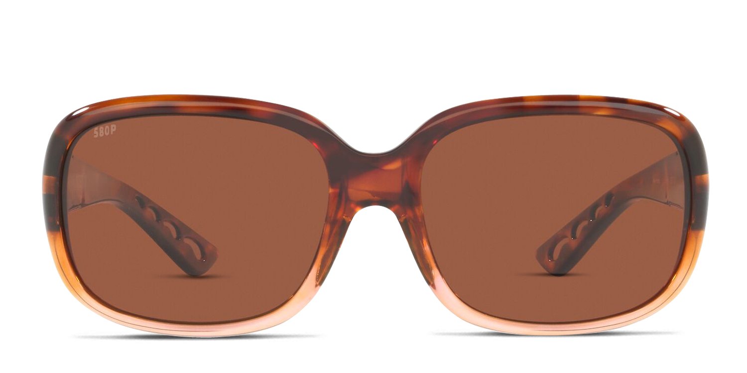 Costa Del Mar Polarized Tortoise Shell Sunglasses with Brown Lenses Costa Del Mar Luna Nueva Plastic Lens Polarized Sunglasses  main image 4
