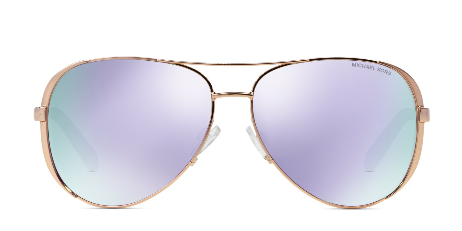 Michael Kors Rose Gold Frame Sunglasses with Purple Lenses Michael Kors CHELSEA - Sunglasses - rose gold-coloured  main image 4