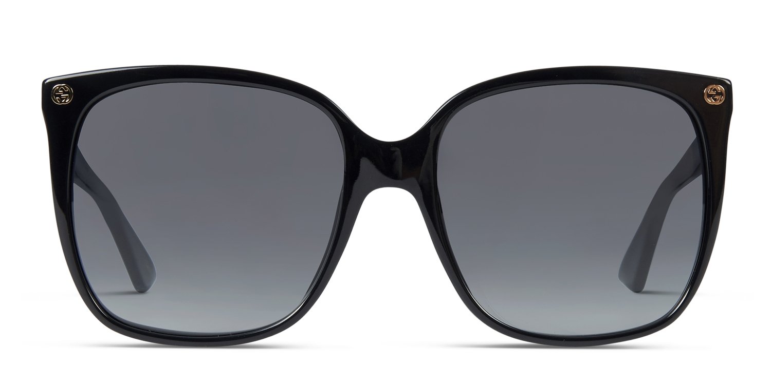 Gucci sunglasses GG0022S black frame GG0022S Sunglasses - Gucci Authorized Retailer | coolframes  main image 4