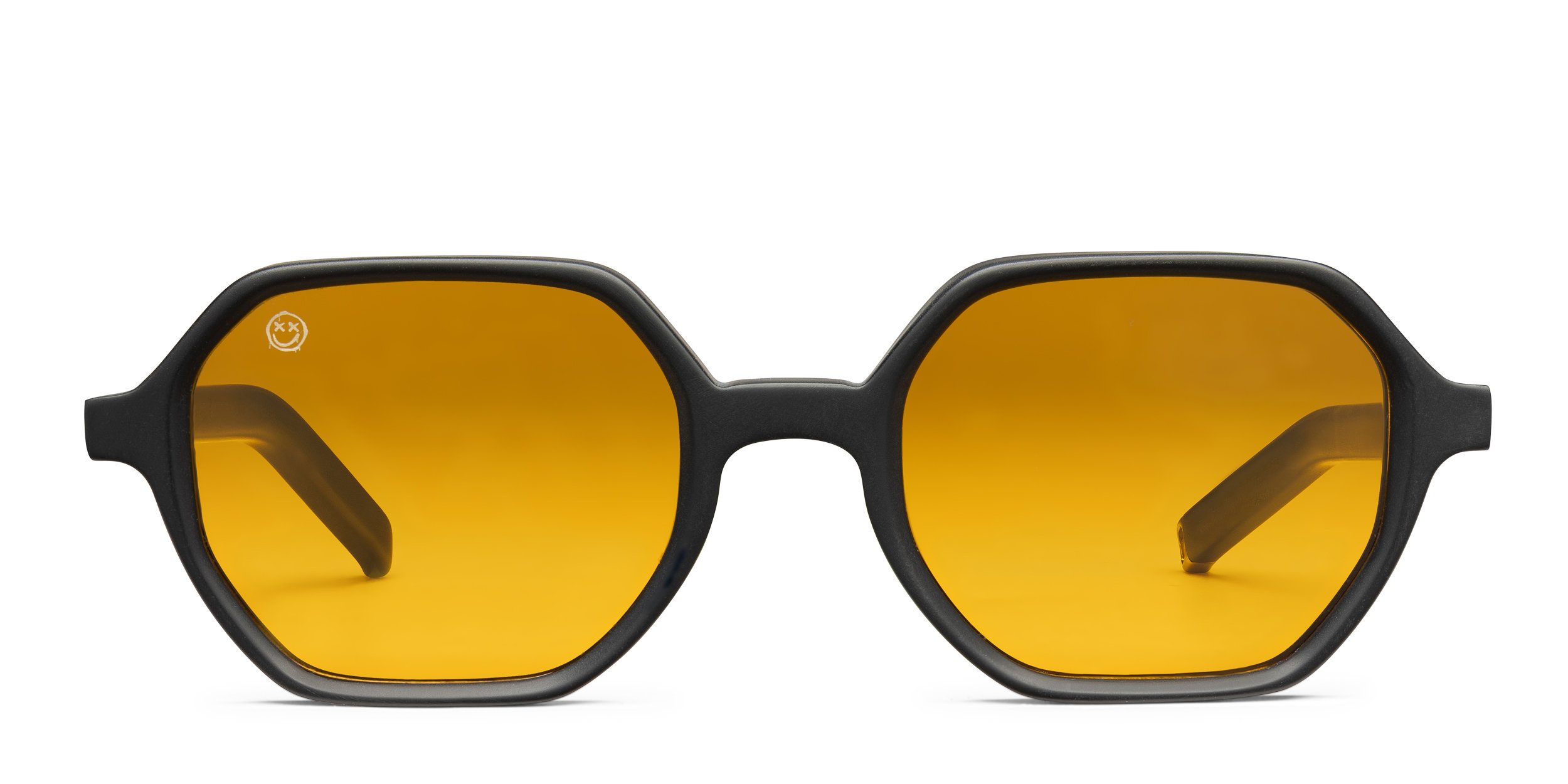 FORK Offset Matte Black Prescription Sunglasses