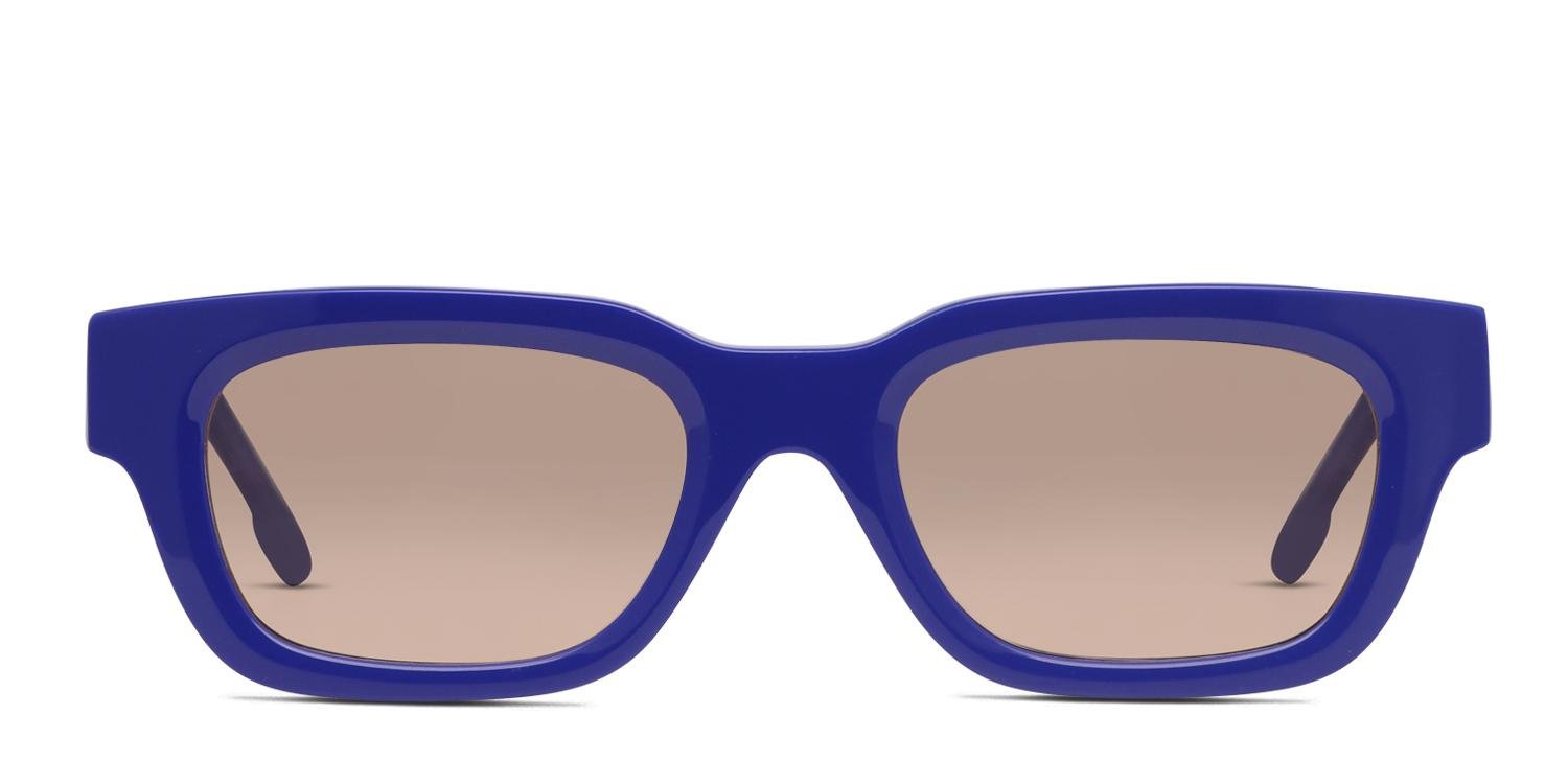 ☆YVES SAINT LAURENT☆ サングラス 縁無し パープル ブルー 32-002110_f.jpg