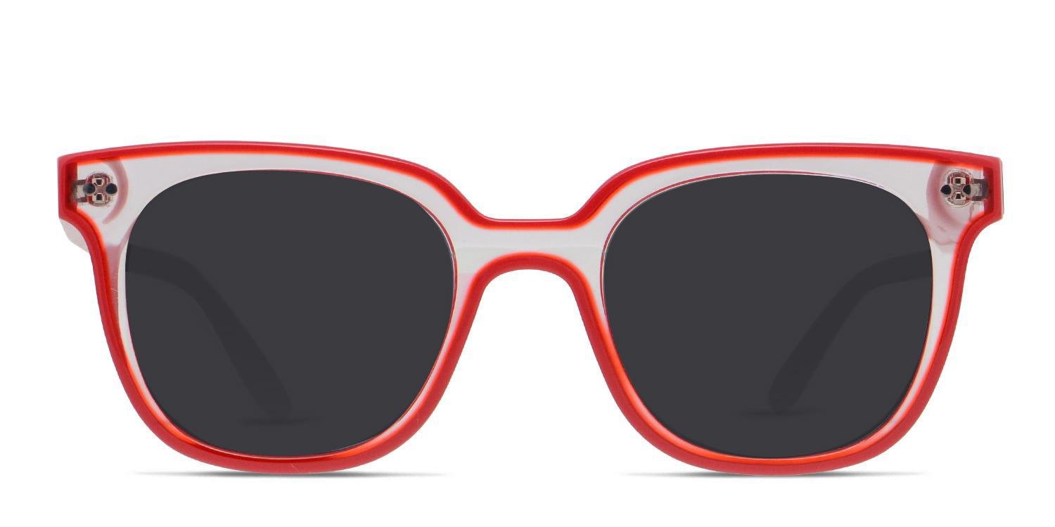 Amelia E. Eliana Red, Clear Prescription Sunglasses