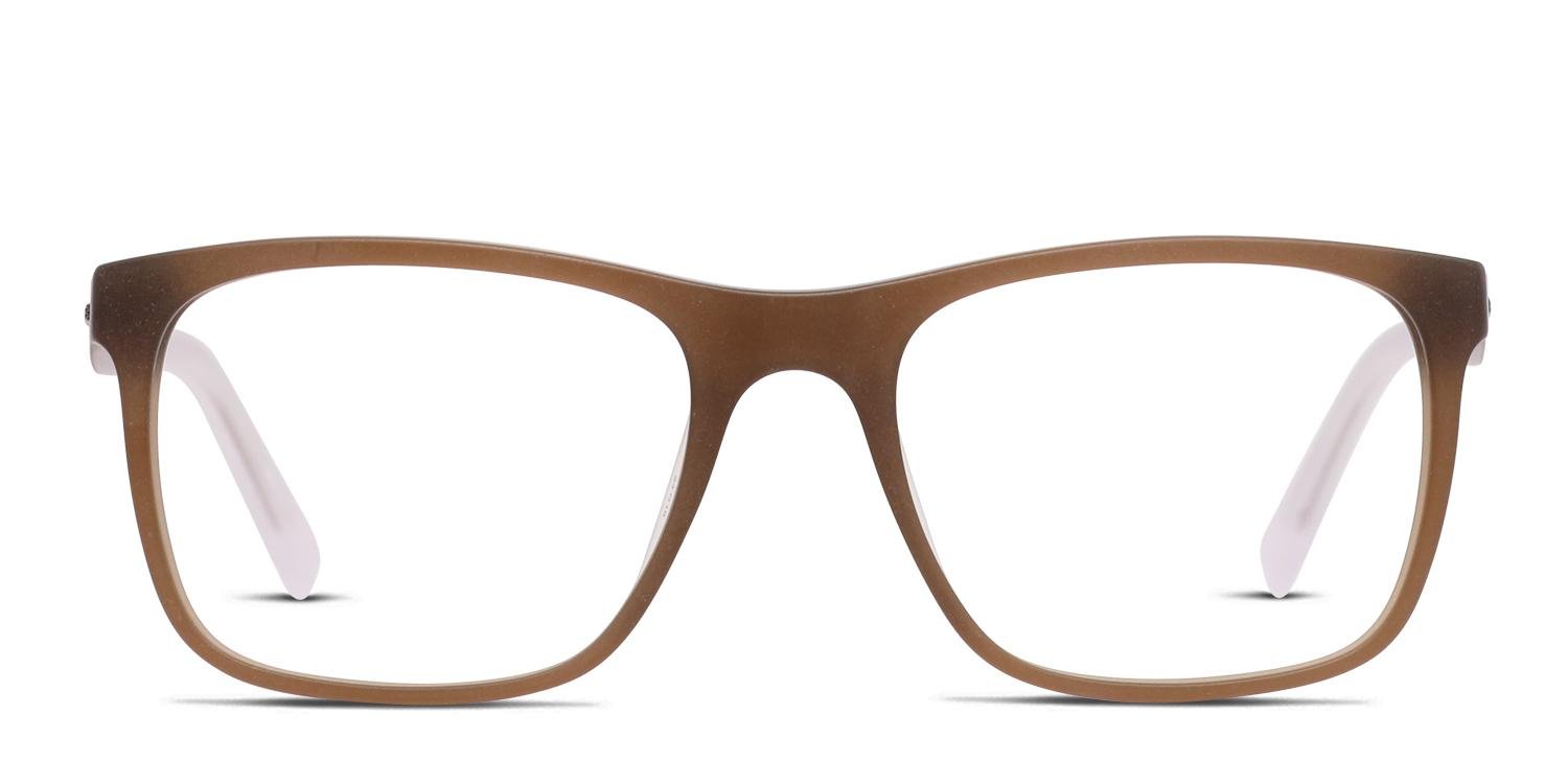 Police VPL252 Rangy 6 Brown Eyeglasses | Includes FREE Rx Lenses