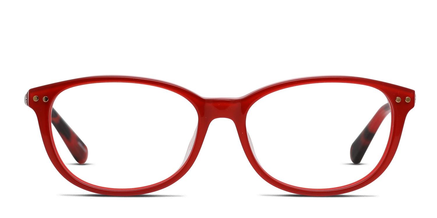 Kate Spade Eyeglasses Frame DARIELA 0UC Matte Red Havana Gold Cat Eye with case Kate Spade Dariela Black, Gold Prescription Eyeglasses main image 2