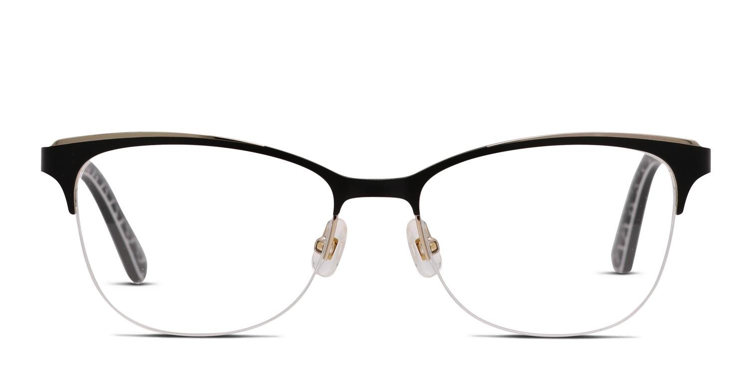 Kate Spade Brieana Black/Gold Eyeglasses | Includes FREE Rx Lenses