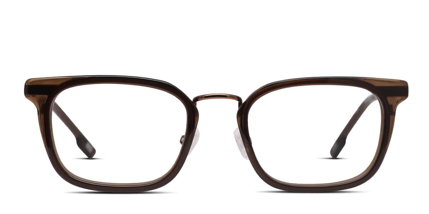 Muse Lowe Low Bridge Fit Brown, Bronze Prescription Eyeglasses
