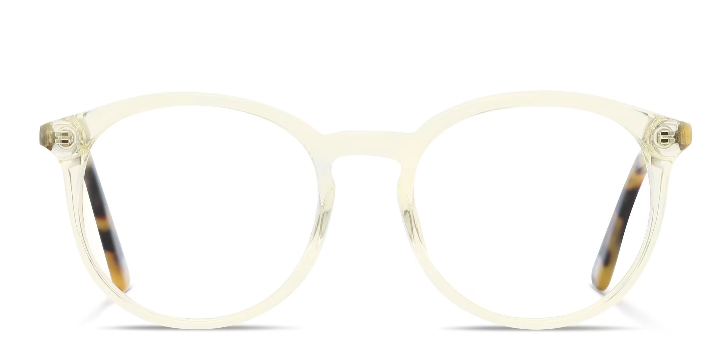 Ottoto Piero Clear Yellow, Tortoise Prescription Eyeglasses