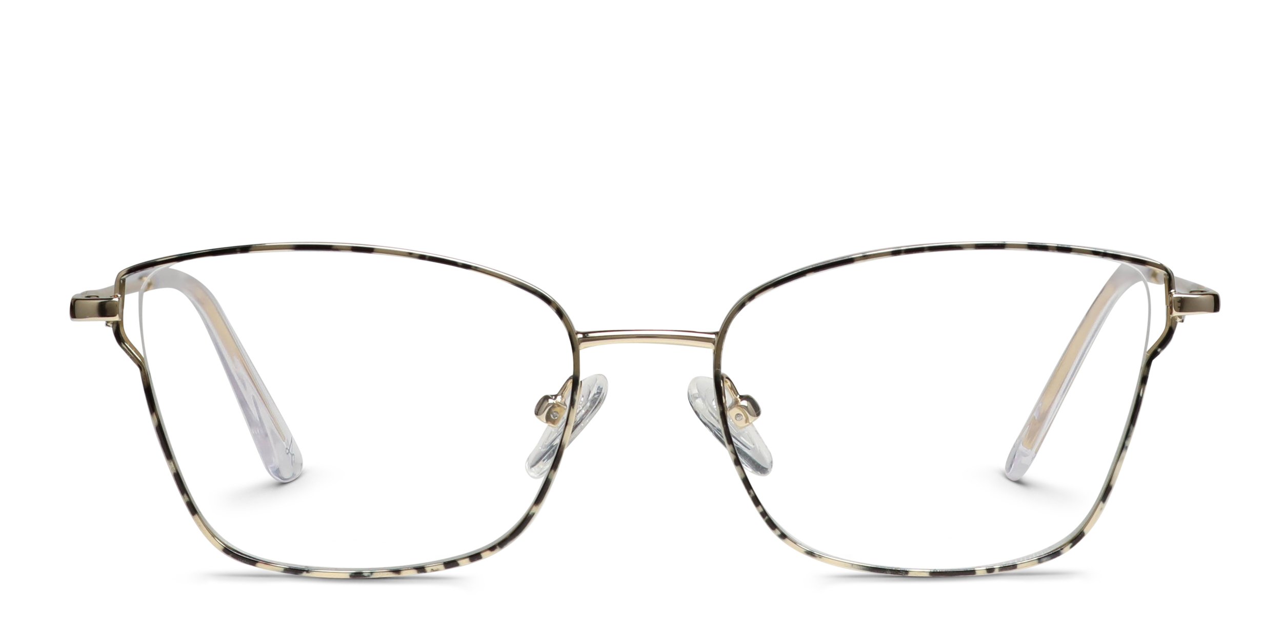 Amelia E. Audrey Tortoise, Gold Prescription Eyeglasses