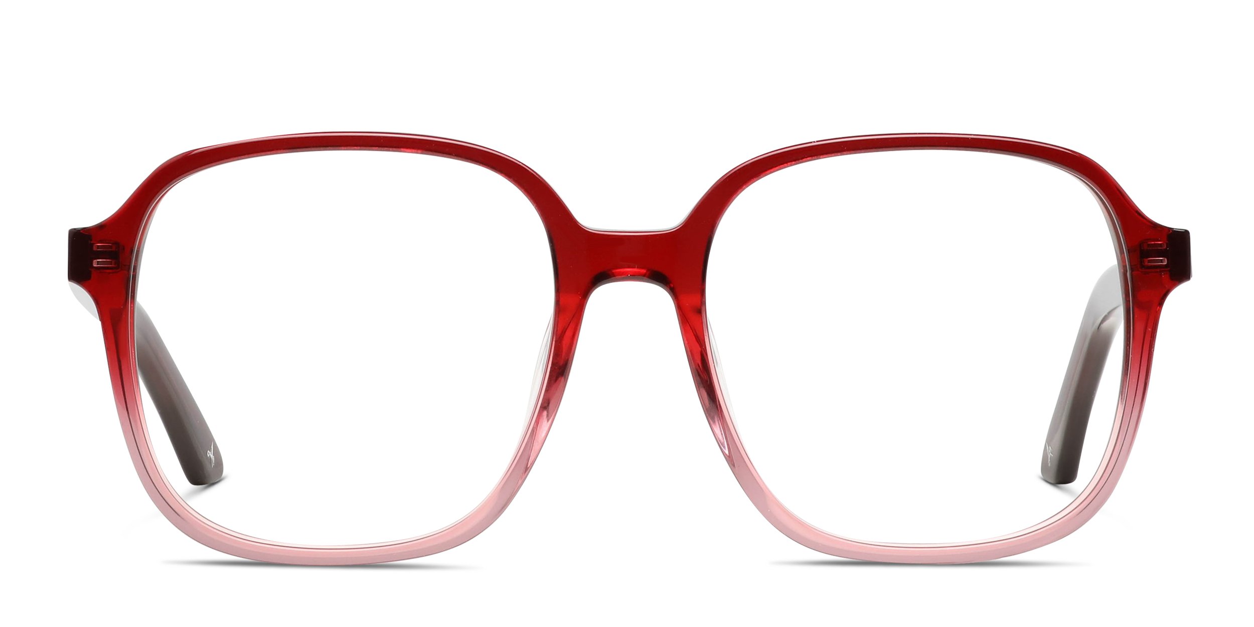Amelia E. Moonlit Red, Clear Prescription Eyeglasses