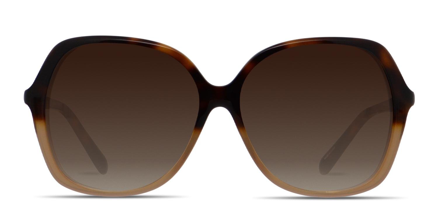 Kate Spade Oversized Tortoise Brown Sunglasses Kate Spade Lauriane/O/S Tortoise, Brown Prescription Sunglasses main image 2