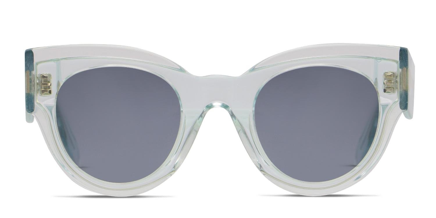 CELINE CL414468/S Blue Transparent Acetate Cat Eye Sunglasses Cat Eye S342 sunglasses in Acetate - Transparent Light Blue  main image 3
