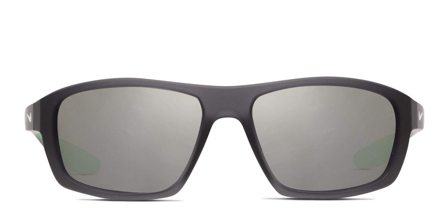 Nike Brazen Boost CT8179 Gray, Green Prescription Sunglasses - 50