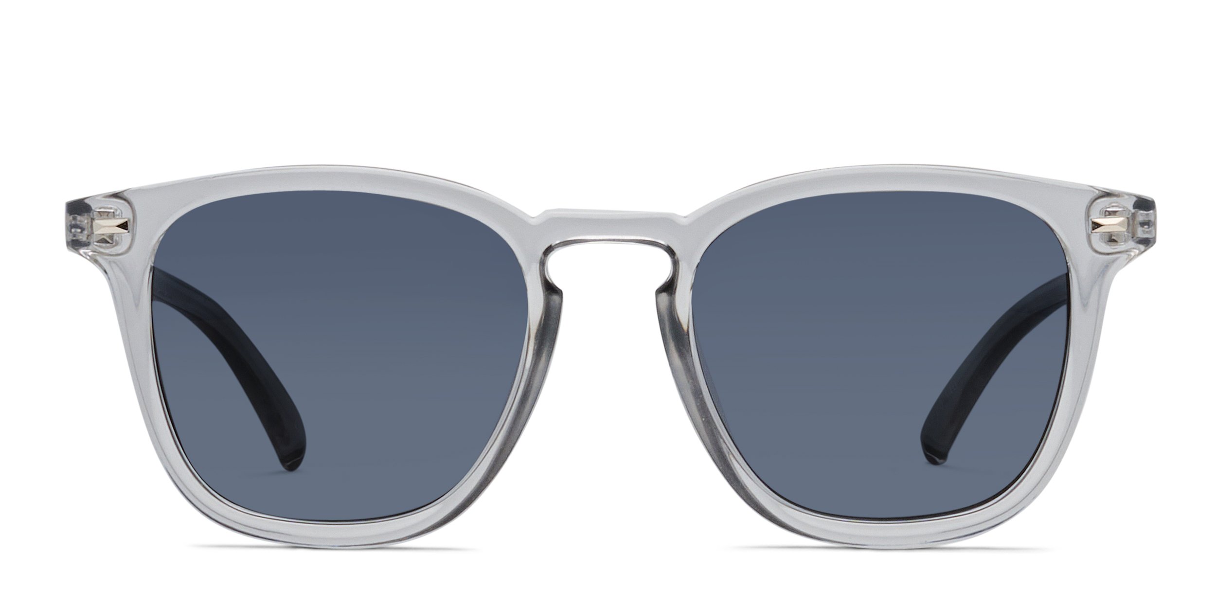 Le Specs No Biggie Gray, Clear Prescription Sunglasses