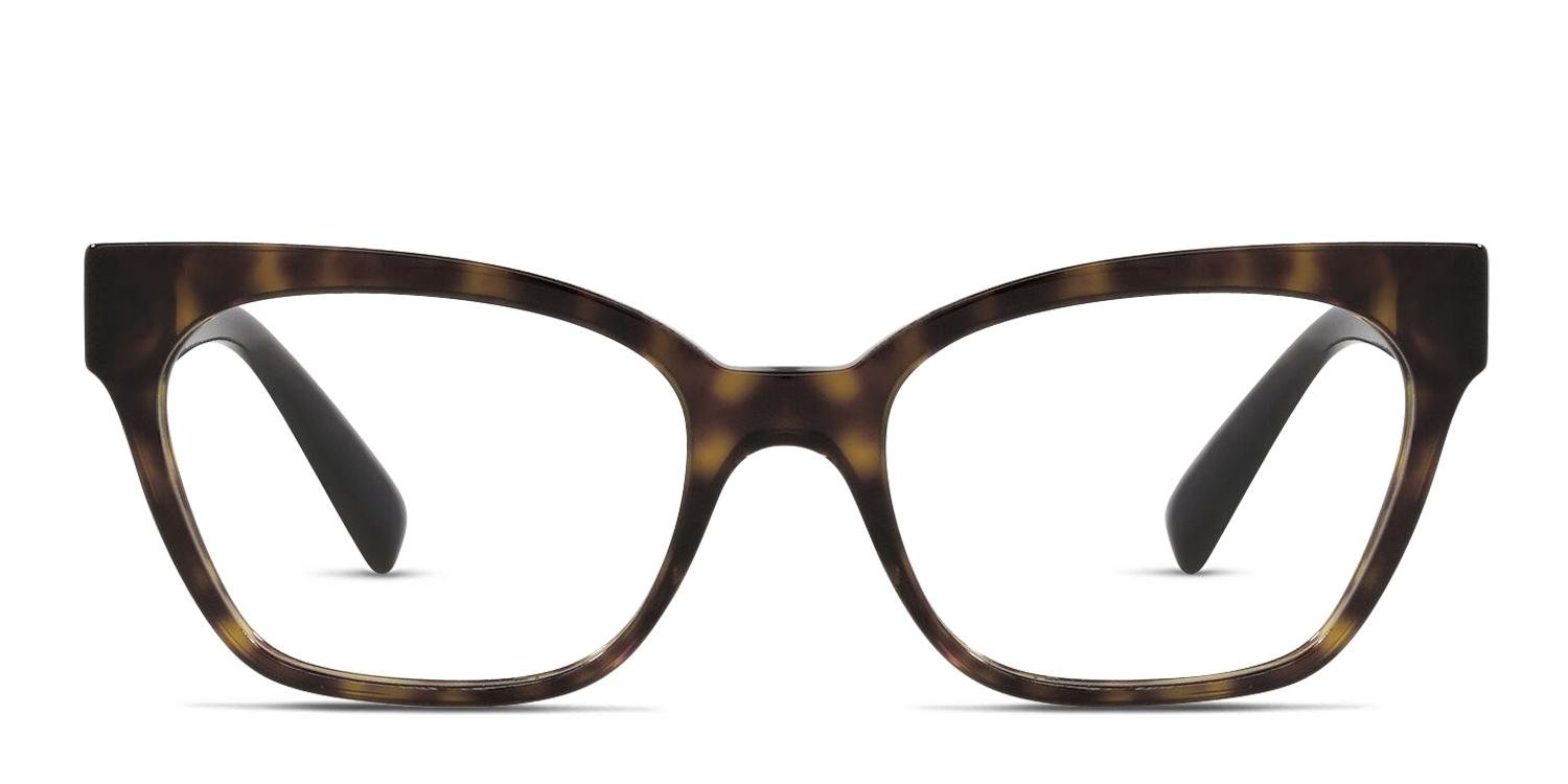 Versace VE4270 Sunglasses Women Brown Polarized Lens Studded Cat Eye Black Frame Versace VE 4454 Havana/Dark Grey 55/18/140 women Sunglasses  main image 4