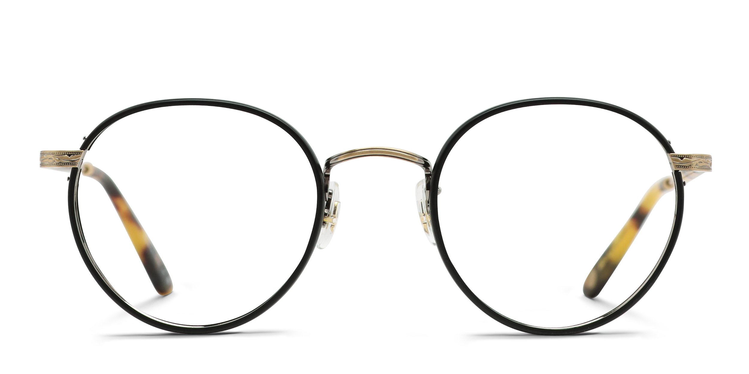 Garrett Leight Cat Eye Glasses in Black and Gold $75 NWT Garrett Leight - Ocean (Black/Amber-Gold) – Good See Co main image 4