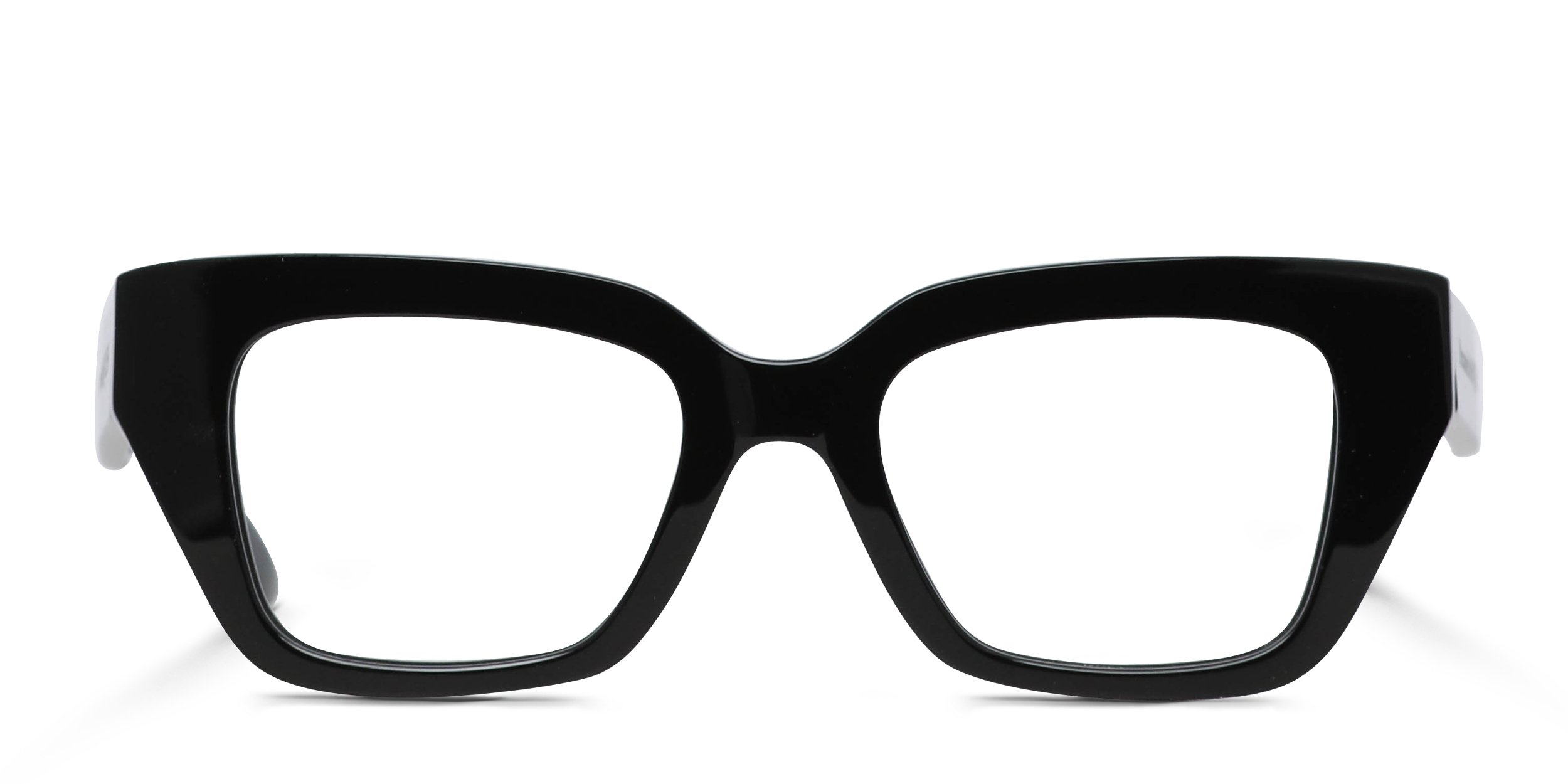 The Alexander McQueen AM0453O is a stylish cat-eye frame with an