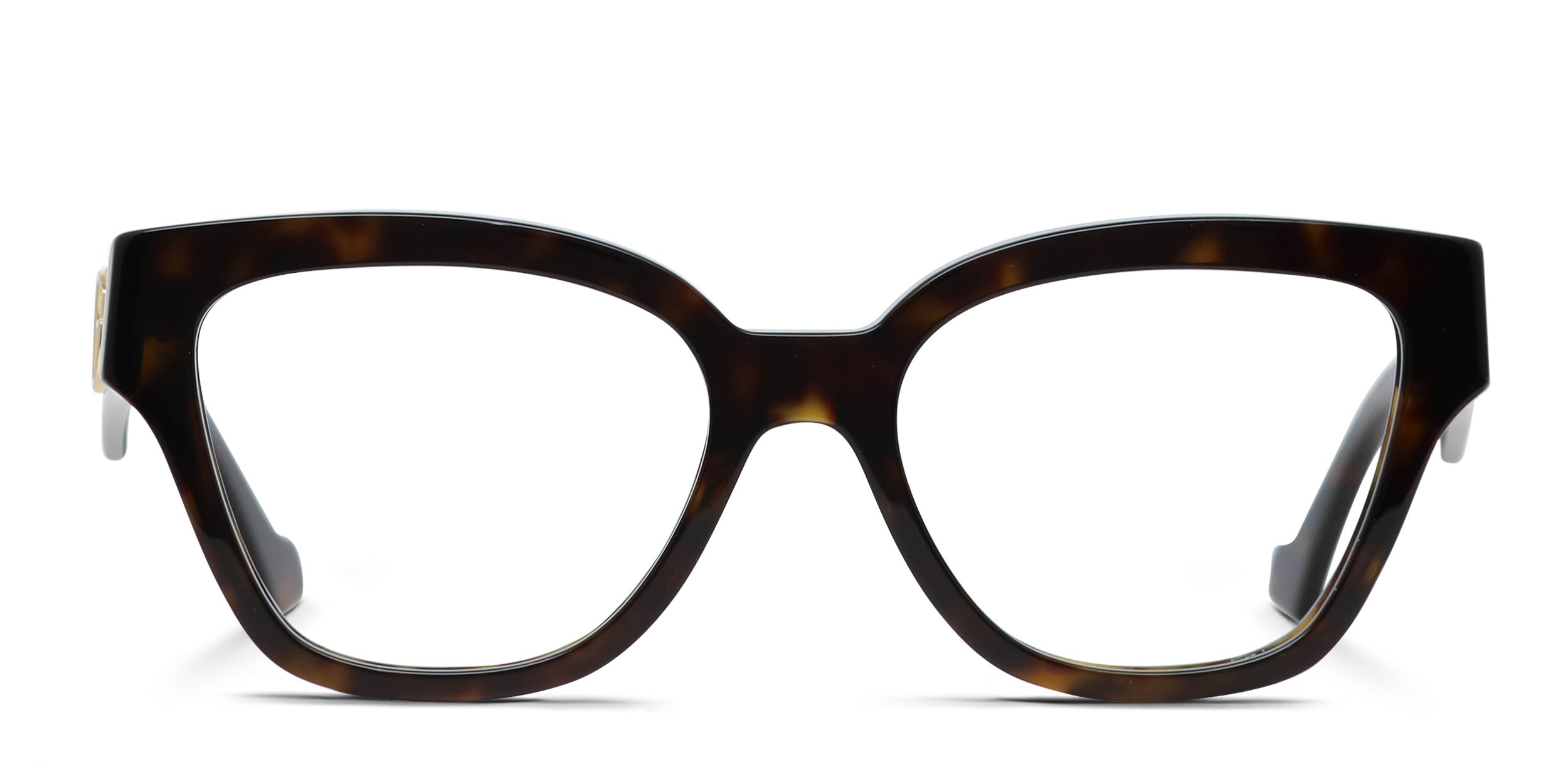 The Gucci GG1424O is a bold full-rim frame brimming with feminine