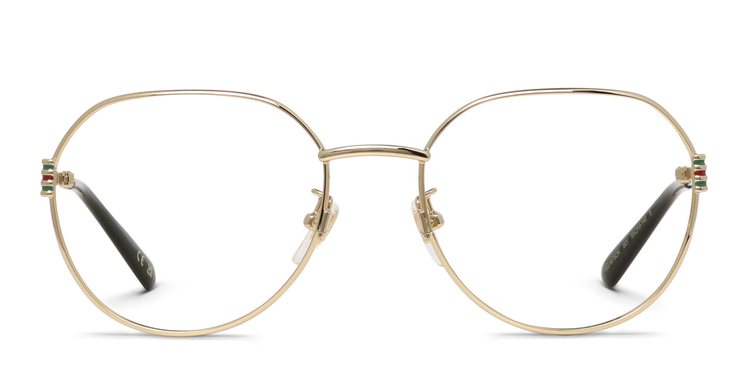 GUCCIメガネフレーム Gucci GG1675OK Gold Prescription Eyeglasses