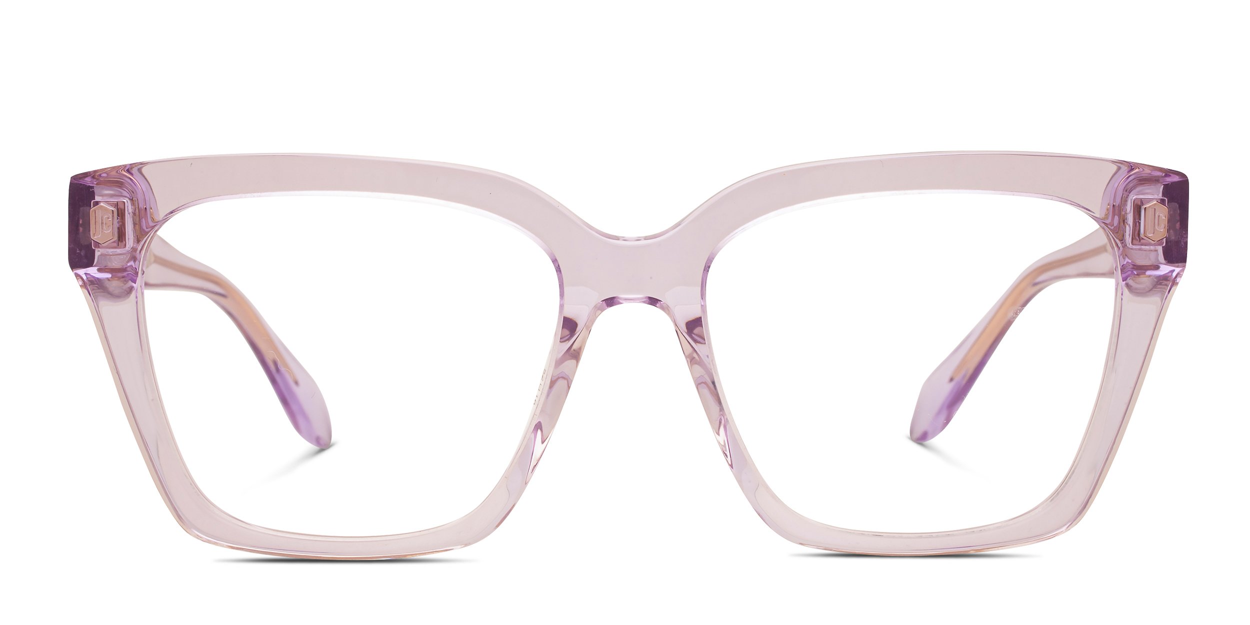 Just Cavalli VJC002 Purple, Clear Prescription Eyeglasses
