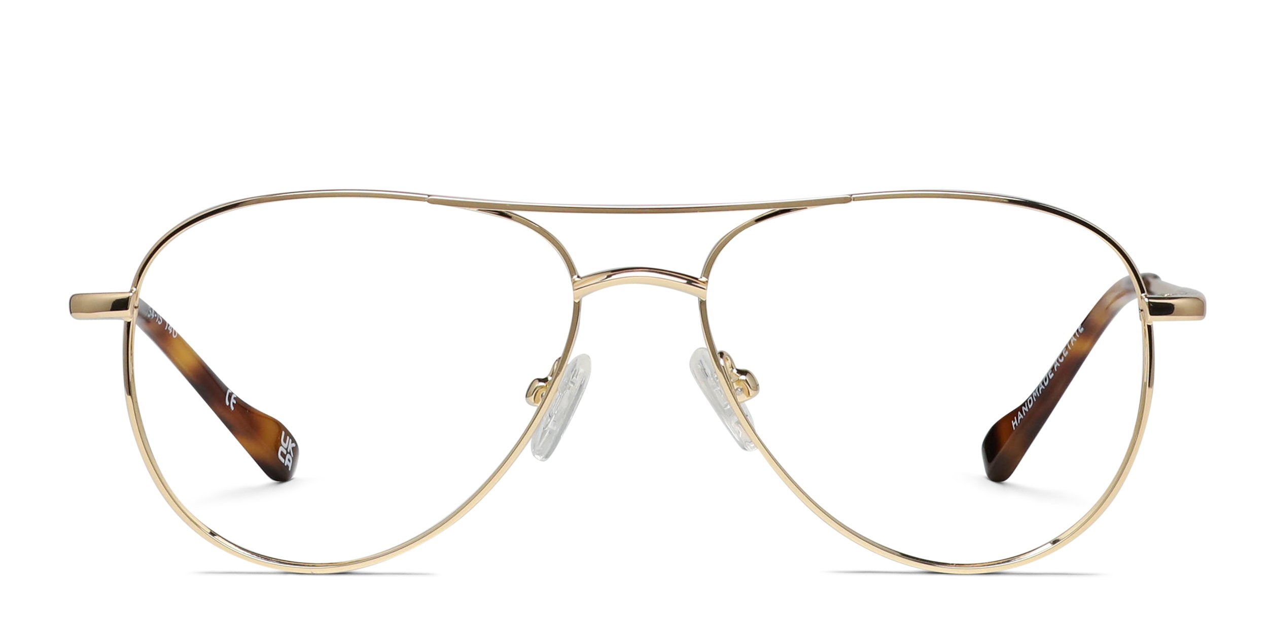 Le Specs. NWT. Gold Framed Aviator w/ Amber Lenses. Women\'s Aviator Sunglasses Framed Aviator - Gold, Wood Grain Acetate, Golden Lens - PRE  main image 4