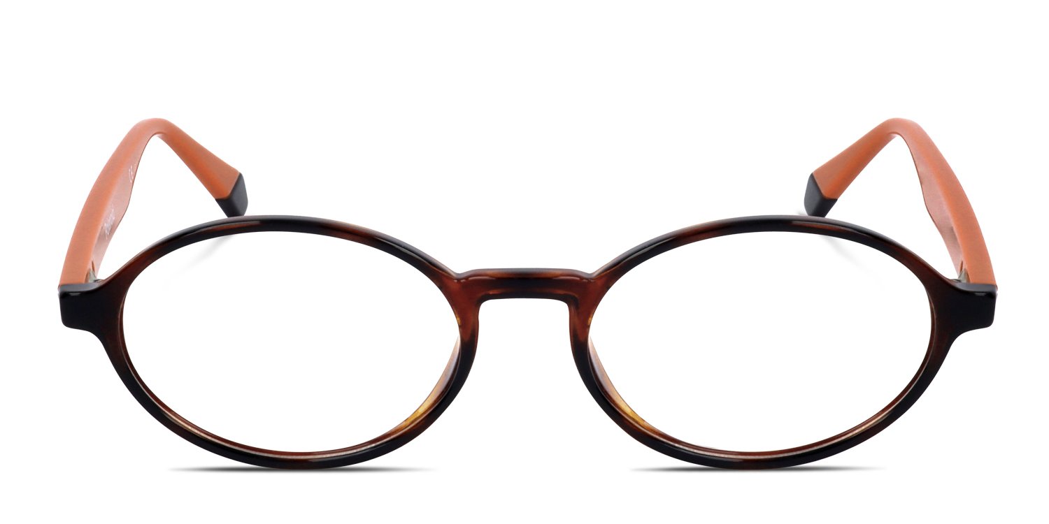 The Polaroid PLDD409 in tortoise, orange is a fashionable 