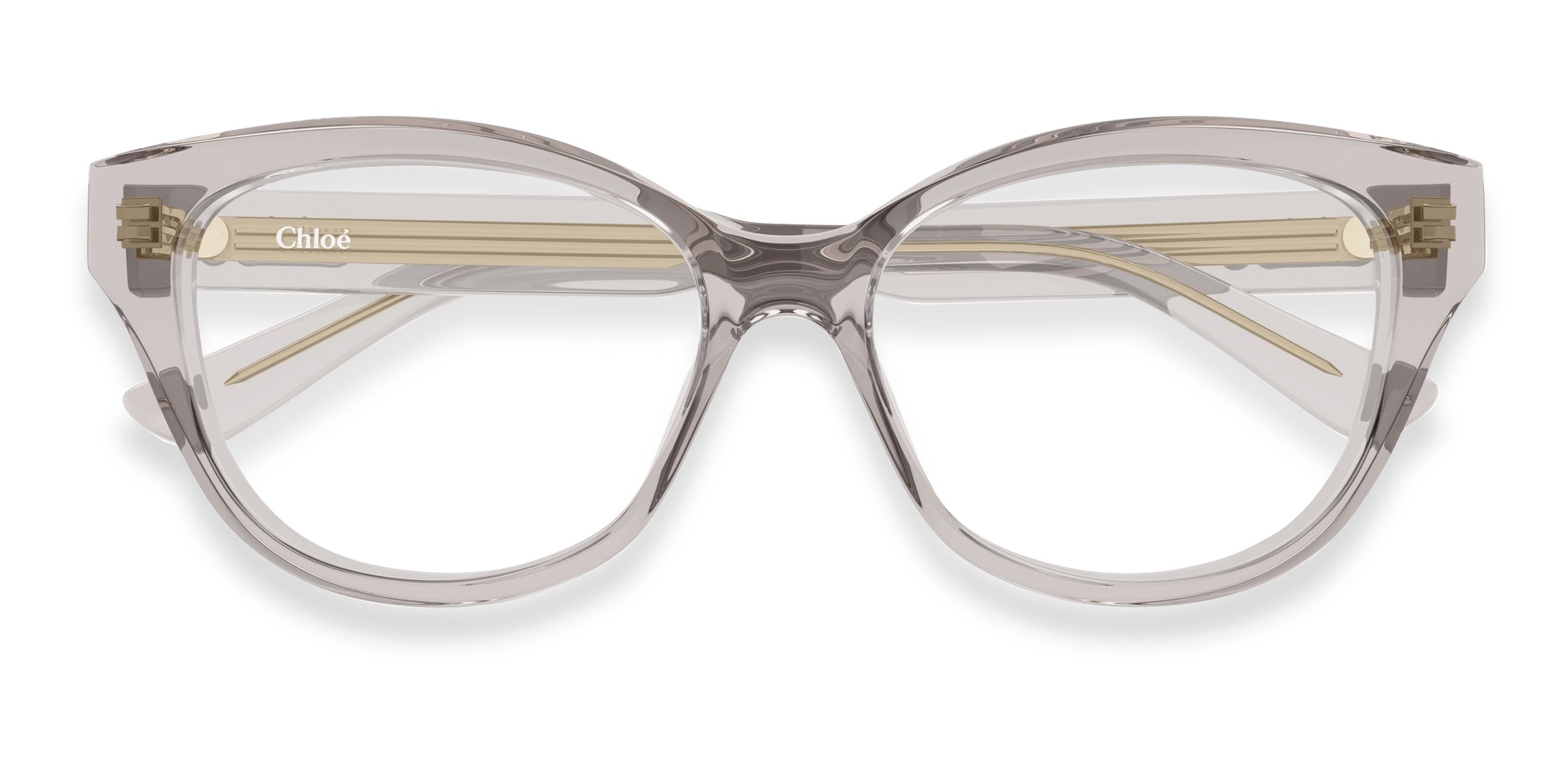 The Chloe CH0381OL in gray is a versatile frame with a striking