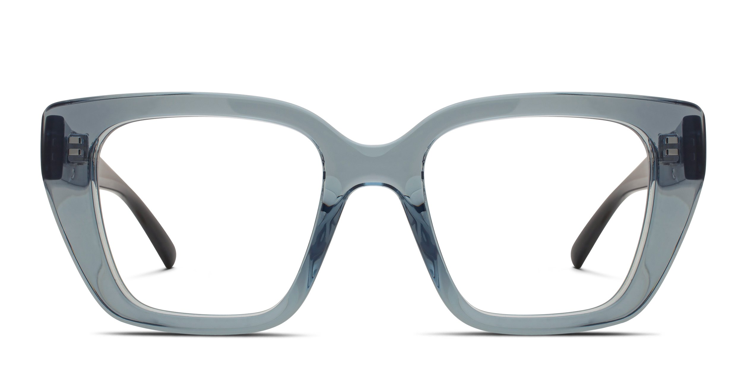 The Gucci GG2028O in gray is a versatile frame with a striking cat