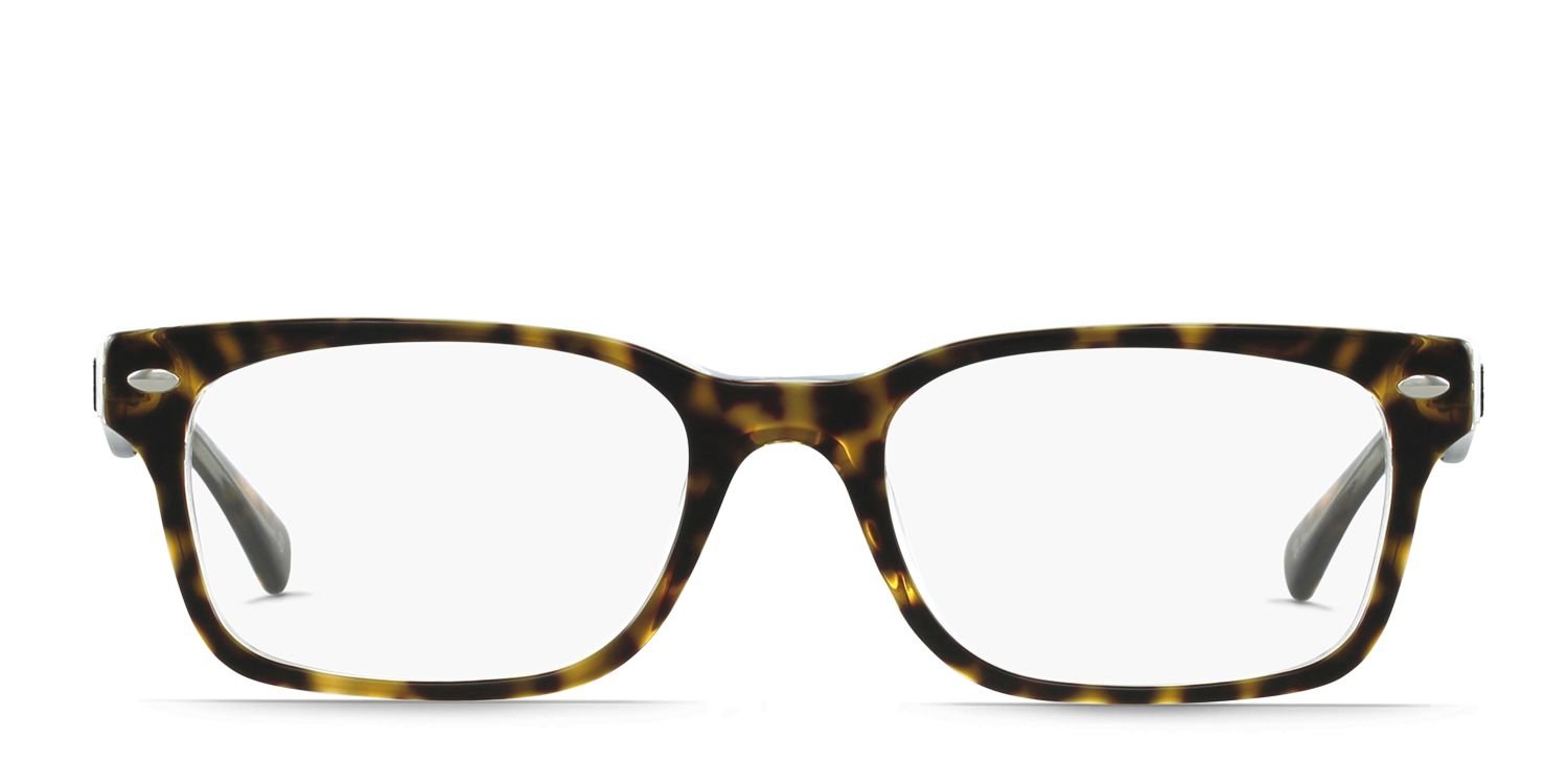 RAY-BAN RB 5286 5082 HAVANA TRANSPARENT AUTHENTIC EYEGLASSES 51-18-135-34V WCASE Ray-Ban RX5286 eyeglasses for women in Havana on Transparent main image 2