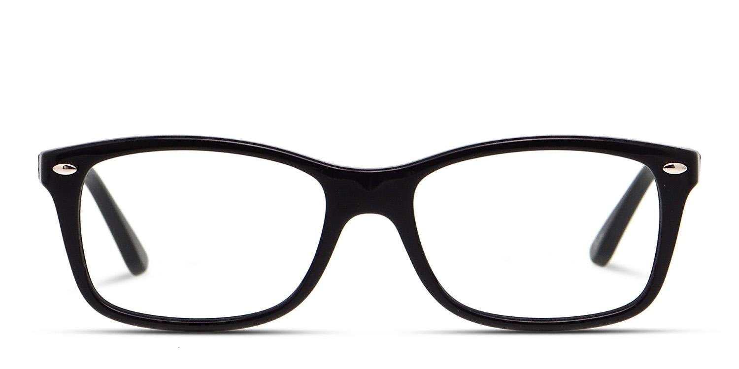 Ray-Ban RX5228 Shiny Black Eyeglasses | Includes FREE Rx Lenses