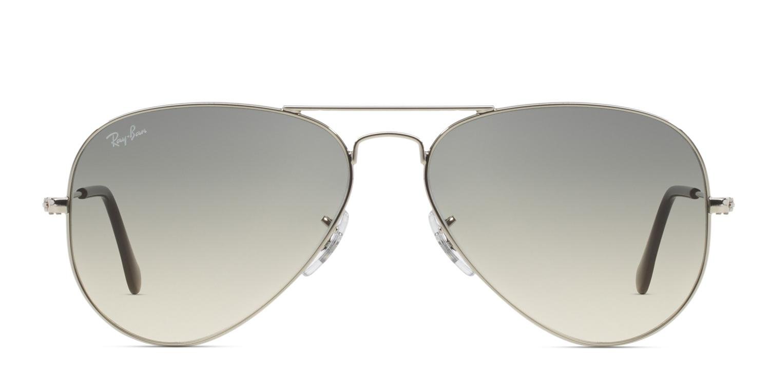 Ray-Ban 3025 Silver, Black Prescription Sunglasses - 50% Off Lenses