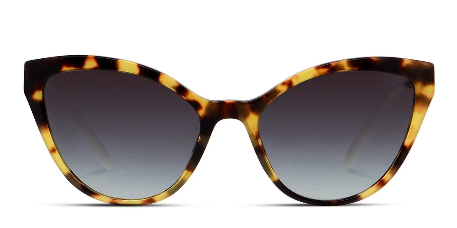 Miu Miu SMU 03US Tortoise, Gold Prescription Sunglasses - 50% Off