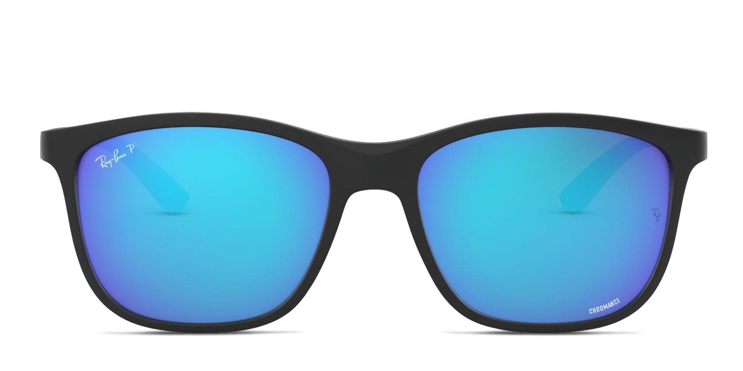 【廃番モデル】 Ray-Ban RB4330CH CHROMANCE 偏光レンズ Ray-Ban RB4330CH Chromance Black, Blue Prescription Sunglasses