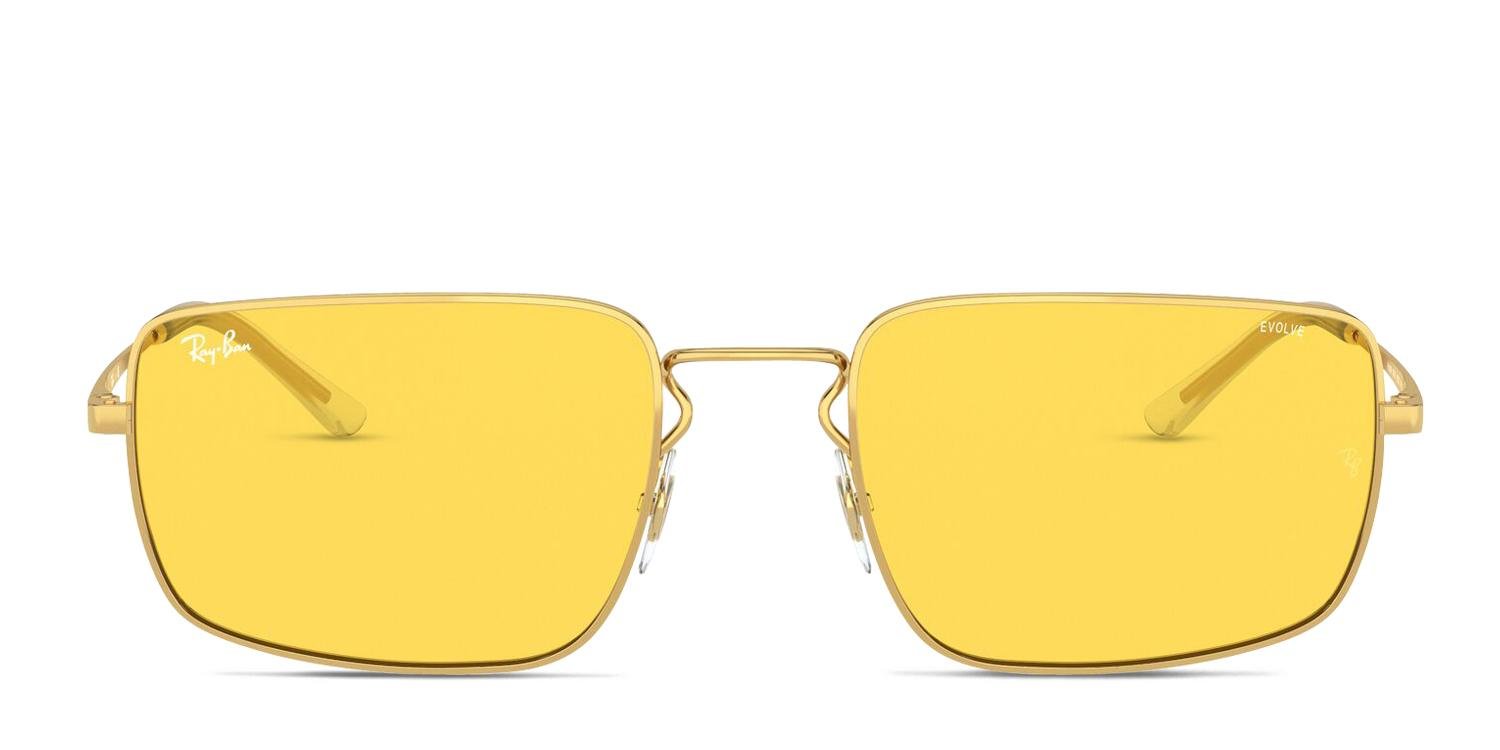 Ray-Ban RB3669 Gold, Yellow Prescription Sunglasses - 50% Off Lenses