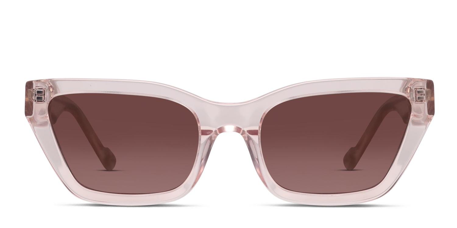 Le Specs Bio-Tron Clear, Pink Prescription Sunglasses - 50% Off Lenses