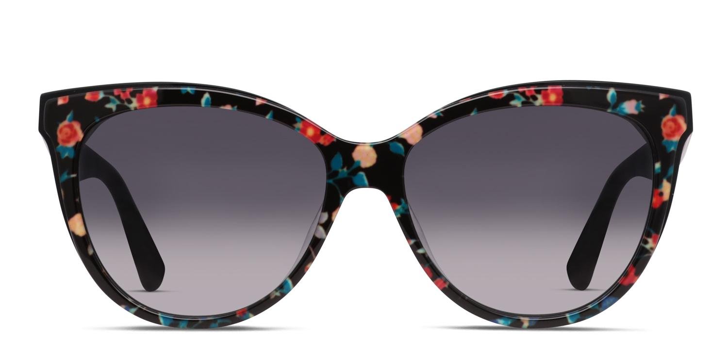 kate Spade ♠️ Daesha Sunglasses with Pink Accents Kate Spade Daesha sunglasses for women in Havana Pink main image 4