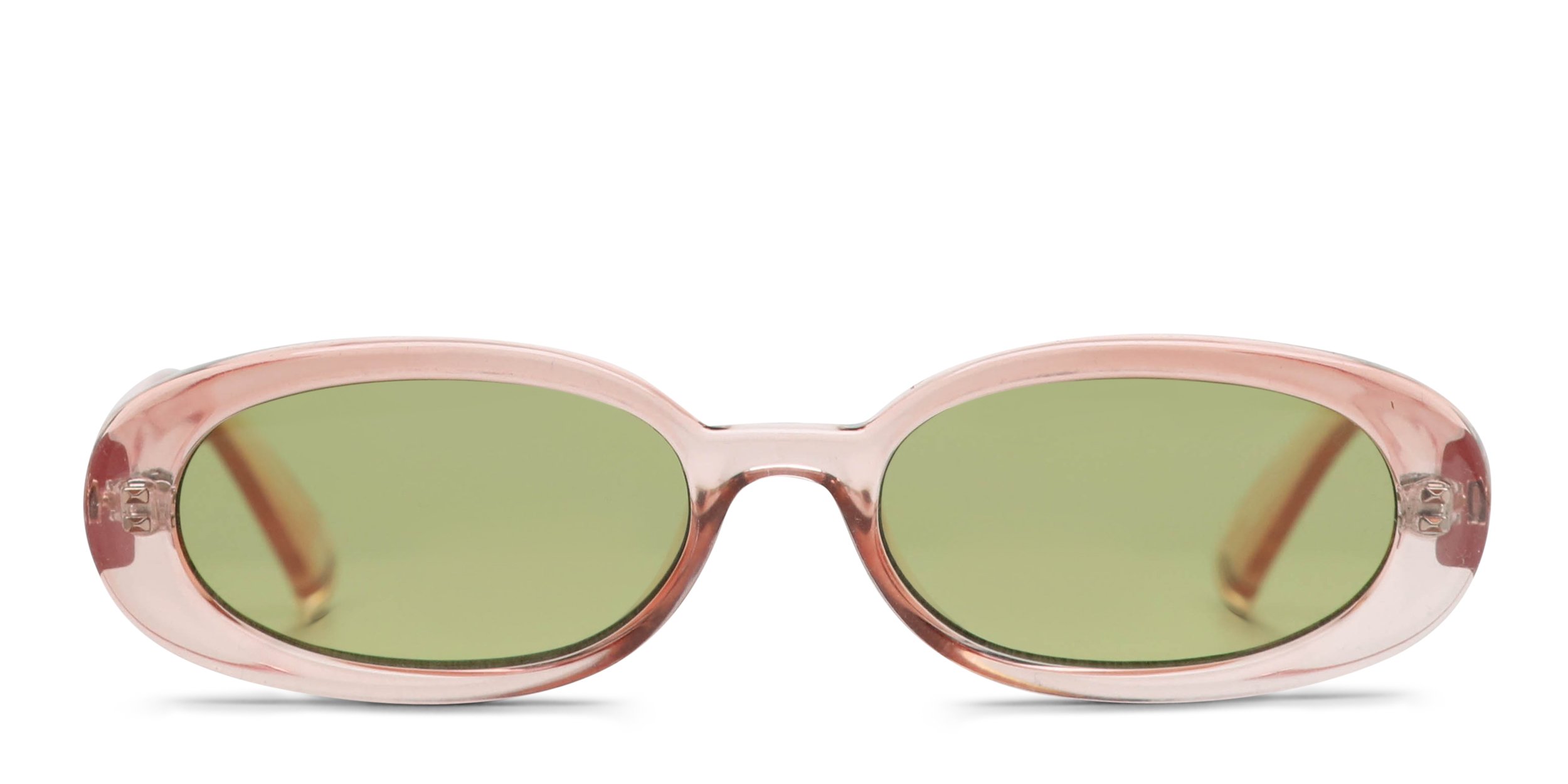 Le Specs Outta Love Pink, Clear Prescription Sunglasses