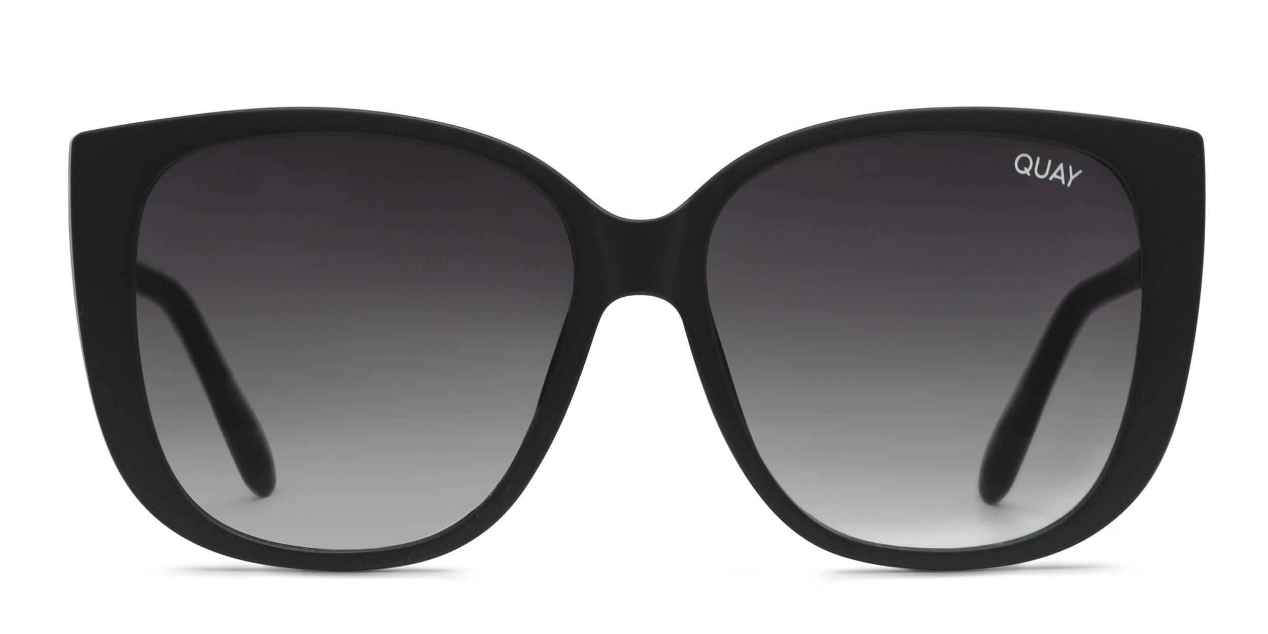 Quay Ever After Oversized Cat Eye Sunglasses Black Gradient Quay Ever After Matte Black Prescription Sunglasses main image 3