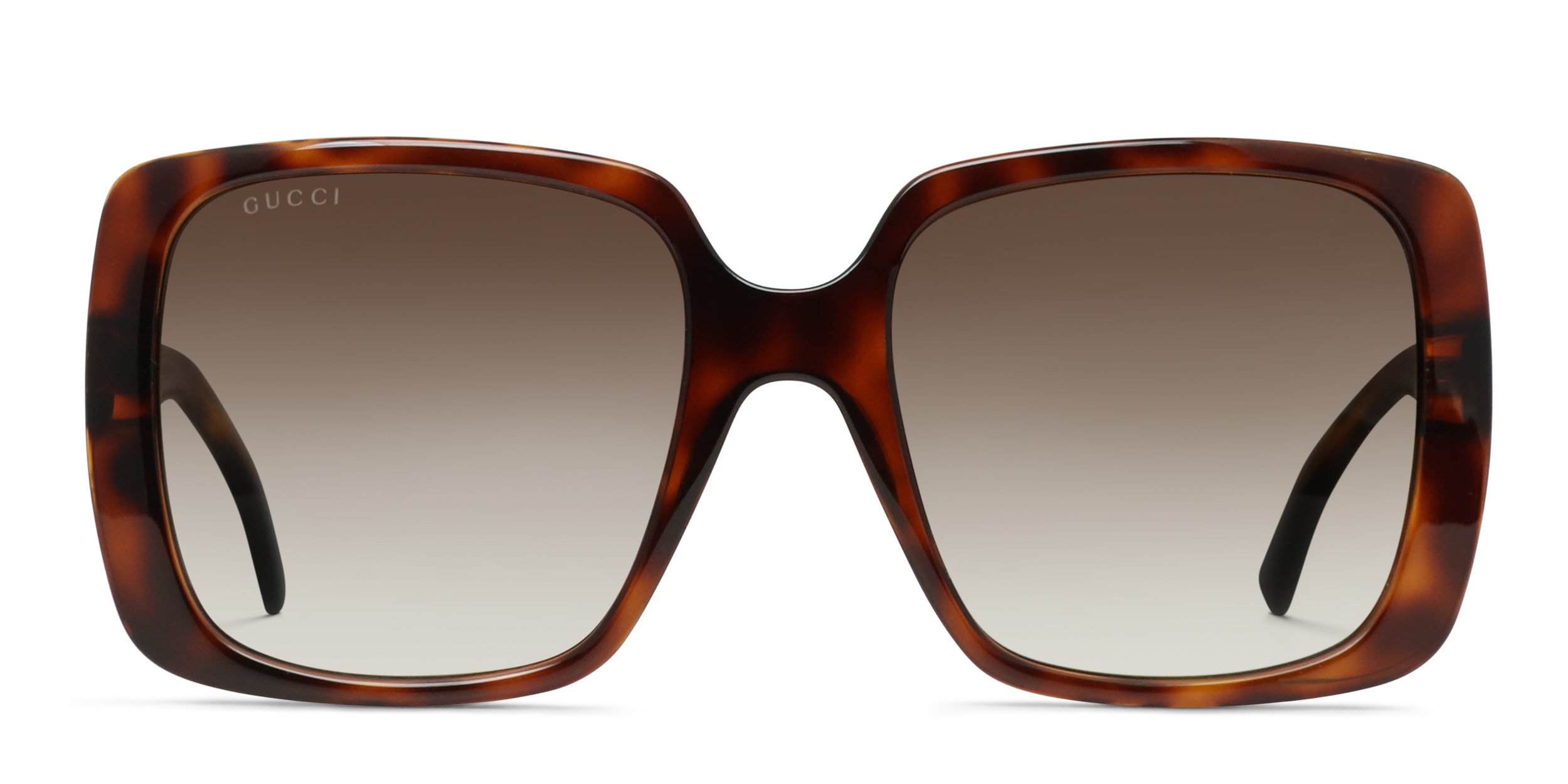 The Gucci GG0632S is a stylishly oversized frame with an iconic