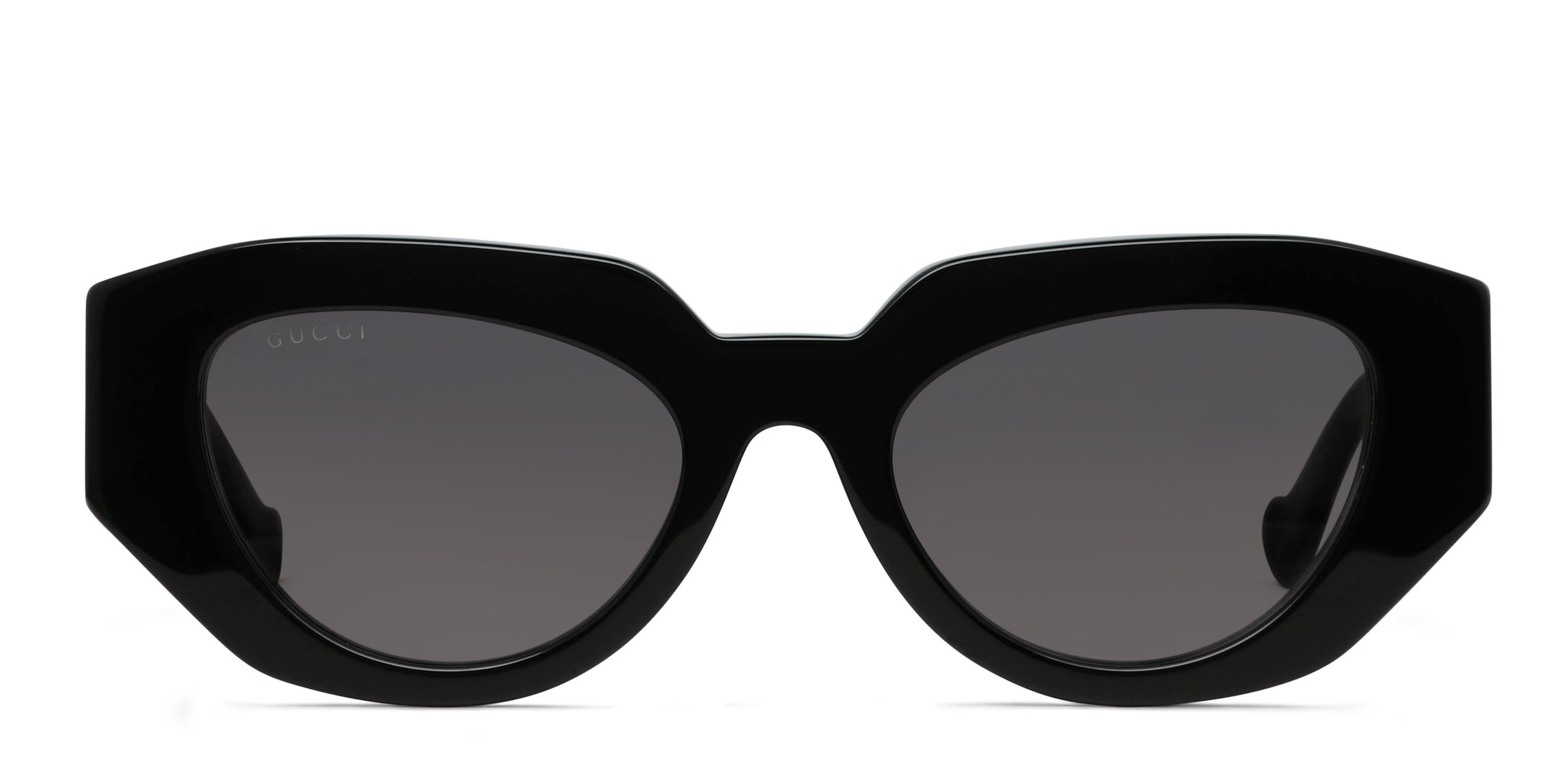 The Gucci GG1421S is a stylishly chunky sunglasses frame exuding