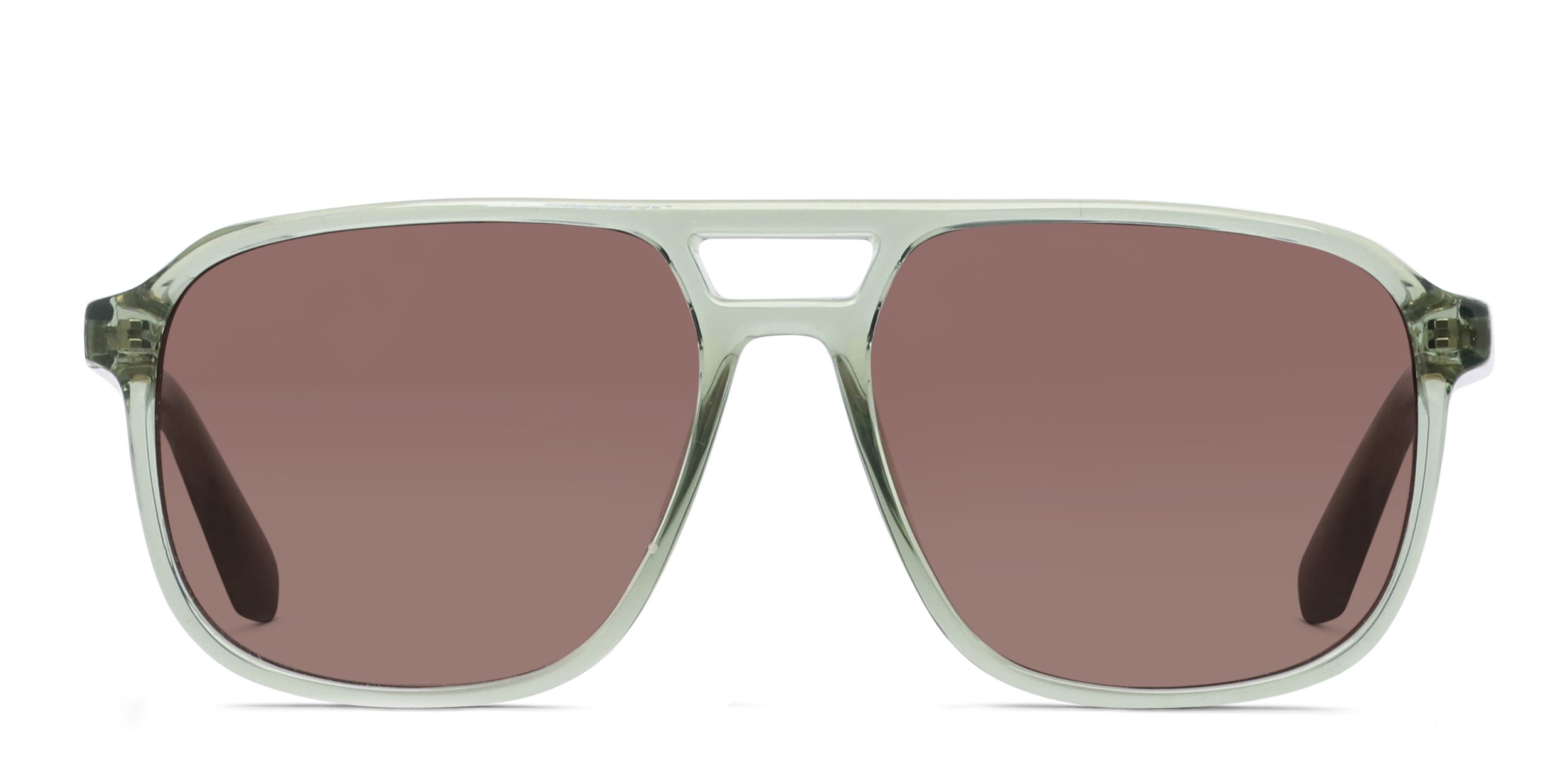 NEW ! on the Fly POLARIZED Quay Australia Brown Sunglasses with Green Lenses Quay Icy Green/Brown Polarized Cat Eye Sunglasses 52-21-145  main image 3