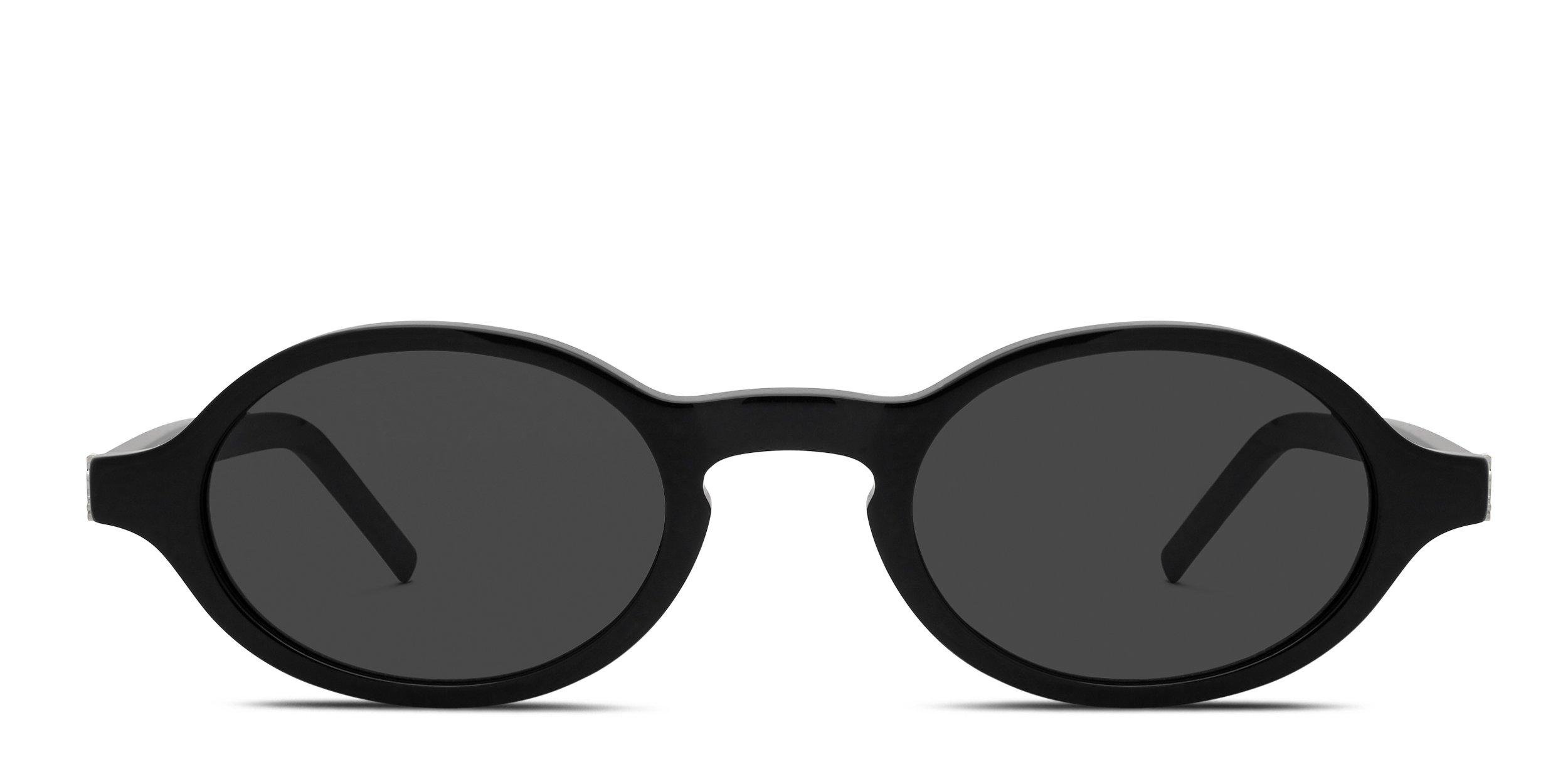 Saint Laurent SLM161 black frame with black lenses. Lenses provide
