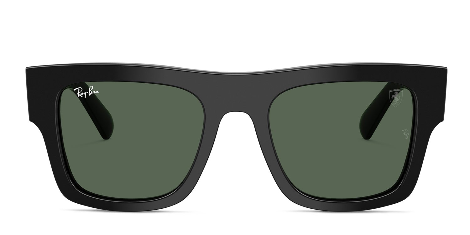 Ray-Ban RB2217M Scuderia Ferrari Collection Shiny Black Sunglasses